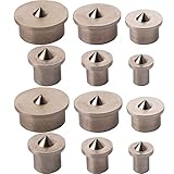 CESFONJER Holzdübel-Zentrierspitzen | dübelmarkierer | dübelspitzen, 12-tlg. Satz je 2 Stück 4/5/6/8/10/12 mm