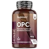 OPC Traubenkernextrakt - 240 Stücke - 1000mg Extrakt je Kapsel - 8 Monate...