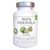 100% GRAVIOLA FRUCHT-EXTRAKT 4000 mg -10 :1 Hochdosiert- 180 Kapseln á 400 mg,...