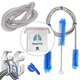 CPAP RESPIRAID Premium Reinigungsset – inklusive 19 mm Schlauch + Bürsten,...