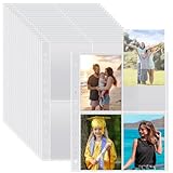50er Pack A4 Fotohüllen mit 400 Fächern für 2/3/4-Ringordner, Transparente...