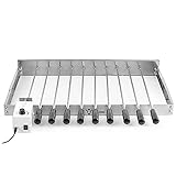 BBQ-Toro elektrischer Spiessdreher | Edelstahl Drehspiess Aufsatz mit 10...