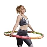 HOOPOMANIA Large Hoop [1,8 kg] Fitnessreifen zum abnehmen Hulahoop für Männer...