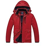 donhobo Skijacke Herren Jacken Wasserdicht Atmungsaktiv Snowboardjacke Winter...