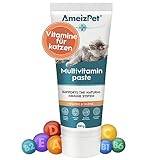 AmeizPet Vitaminpaste Für Katzen, Katzenpasten mit Vitamine - Multivitamin...