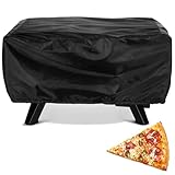 Pizzaofen Abdeckung Abdeckhaube für Pizzaofen Schwarz Outdoor Schutzhülle...