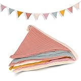 cobee Wimpelkette Kinderzimmer, Lang 286cm Babyzimmer Deko Wimpelkette Stoff...