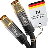 KabelDirekt – 4K Antennenkabel, Koaxialkabel, TV Kabel – 3 m –...