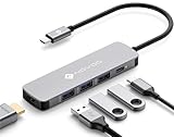 NOVOO USB C Hub Adapter MacBook Pro/Air M1 Adapter mit 4K HDMI,100W PD,3 x USB...