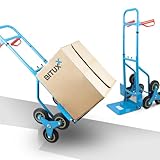 BITUXX Karre Treppenkarre Sackkarre Treppe Treppensackkarre 200kg Treppensteiger...