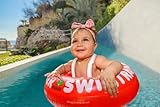 FREDS SWIM ACADEMY SWIMTRAINER Classic Rot - Schwimmtrainer für Kinder von 3...