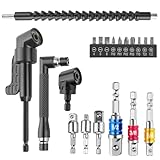 Funtery 20 Stück 105°Winkelschrauber Aufsatz Set, Winkelaufsatz mit...