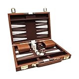 Backgammon, Spieler Klassisches Backgammon, Backgammon Reise, mit Hochwertiger...