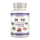 BIOMENTA Super7 – 120 hochdosierte Multifrucht Kapseln - Beeren Mix mit OPC +...