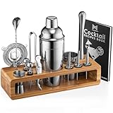 Barkeeper-Kit: 23-teiliges Bar-Set Cocktail-Shaker-Set mit stilvollem...
