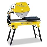 BAMATO STRM-455 Steintrennmaschine Fliesenschneider | inkl. Trennscheibe 450mm &...