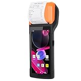 Bisofice Android 14 PDA Handheld POS Terminal Belegdrucker, Mobile Computer PDA...