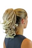 WIG ME UP JL-3023-27T613 Haarteil/Zopf gewellt halblang (35 cm) 1 Steckkamm +...