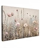 MuchoWow© Leinwand 90x60 cm Deko Schlafzimmer Aesthetic Leinwandbilder...
