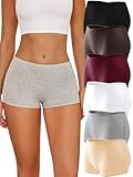 ALL OF SHE Boxershorts Damen Unterhosen Damen Baumwolle Unterwäsche Frauen 6er...