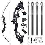 Tongtu Pfeil und Bogen Jagd Erwachsene 30-40 Lbs Recurvebogen Set AnfäNger mit...