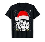 Weihnachten Pyjama Schlafanzug Oberteil Schlafshirt T-Shirt