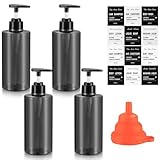 4 Stück 500 ml Pumpspender Flaschen, Nachfüllbare Leere Shampoo Flaschen,...