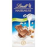 Lindt Schokolade Vollmilch Haselnuss | 100g Tafel | Aus zartschmelzender...