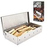 Merecho Räucherbox, Smokerbox, Edelstahl Räucherbox, Smoke Box Grill...