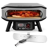 COZZE Gas Pizzaofen mit Drehfunktion 17 Zoll - Großer Pizza Ofen Gas Outdoor...