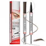 Microblading Augenbrauenstift, 2-in-1 Brow Pen und Versiegelndes Brow Gel,...
