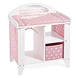 howa Wickelkommode/Wickeltisch Stars für Puppen 2740