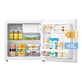 Comfee RCD50WH2(E) Mini Kühlschrank / 43L Kühlbox mit Eisfach/Kühlschrank...