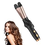 KBIBCK Kabelloser Lockenstab, 21,5 mm Reise Mini Hair Curler, USB...