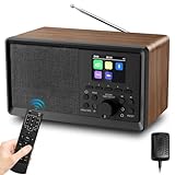 Sentasi DAB Radio/DAB+ mit Bluetooth 5.0 FM-Digitalradio Nostalgieradios...