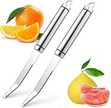 2er-Pack Grapefruitmesser, 21cm Professionen Grapefruitmesser aus Edelstahl mit...