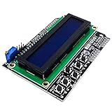 AZDelivery HD44780 LCD Keypad Shield 16x2 LCD1602 I2C Display Modul 2x16 Zeichen...