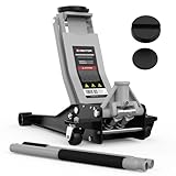 Wagenheber hydraulisch 3T Flache Hubhöhe 75-505mm mit 2X Gummiauflage Profi...