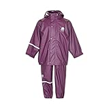 Celavi Mädchen Zweiteiliger Regenanzug In Vielen Farben Regenjacke, Dunkel...