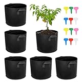 KBIBCK 6 Stücke Pflanzsack, 3 Gallonen Pflanztasche, 12L Pflanzbeutel mit...