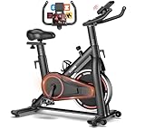Heimtrainer Fahrrad mit App, SLUNSE Leises Hometrainer Ergometer mit...