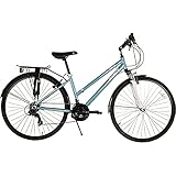 Bounty Avenue Damen-Hybrid-Fahrrad - Leichter Aluminium-Rahmen mit Durchstieg -...