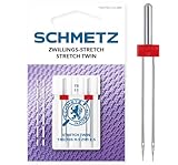 SCHMETZ | 2 Nähmaschinennadeln | Zwillings-Stretch | 130/705 H-S ZWI 2.5 |...
