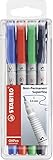 STABILO - Folienstift - OHPen universal - wasserlöslich superfein - 4er Pack -...