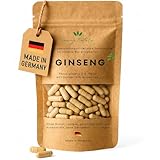 Ginseng Kapseln 400mg – 27% Ginsenoide – Hochdosiert & Laborgeprüft –...