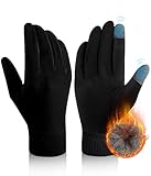 FORVEVO Handschuhe Herren Winter, Fleece Gefüttert Winterhandschuhe, Thermo...