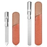 Nagelfeile, 2 Stück Metall-Nagelfeilen Für Frauen Doppelseitige...