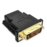 luoshaPUCY DVI auf HDMI Adapter, HDMI Buchse zu DVI Stecker (24+1) HDMI zu DVI...