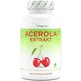 Acerola Kapseln - Natürliches Vitamin C - 365 Kapseln für 12 Monate –...