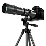 BENOISON Teleobjektiv für Sony E, 420-800mm Zoomobjektiv, Manueller Fokus (MF)...
